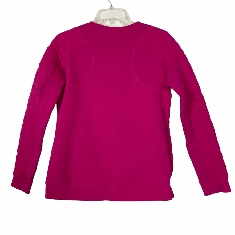 Nike Pink Quilted Girls Sweatshirt - Picture 2 of 5